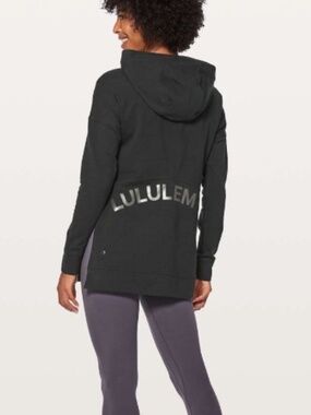 Lululemon Cut Above hoodie sweatshirt size 4 black gray athletic athleisure $108